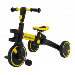 Detská trojkolka Happy bike 3v1 - žltá